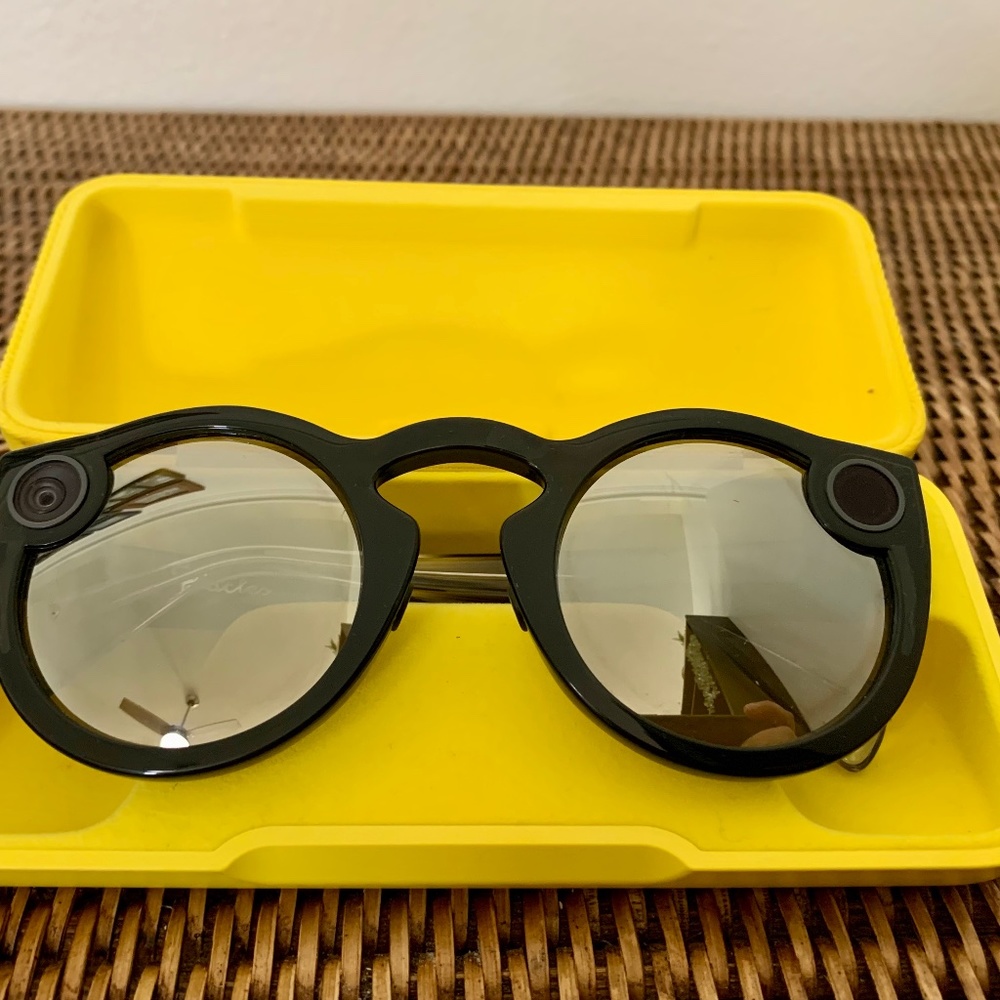 Spectacles By Snap Inc. Black Hd Camera Smart Sunglasses Version 1